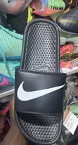 Nike Black Slide da Fitar Farar Logo - 3