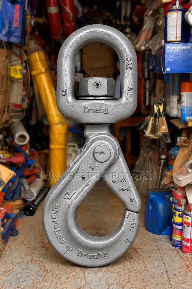 Crosby S-1326 Grade 100 Shur-Loc Swivel Hook - 1
