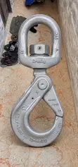 Crosby S-1326 Grade 100 Shur-Loc Swivel Hook - 2