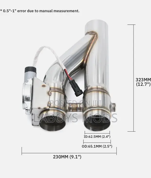 Exhaust Cutout Valve Da Remote - 1