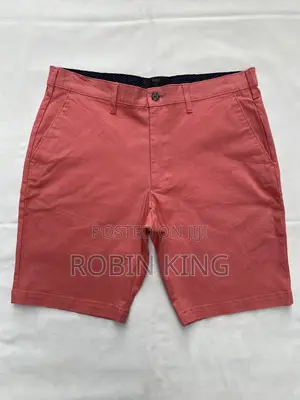 Marks and Spencer Coral Red Chino Shorts W34 L19
