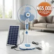 Smart Rechargeable 16-Inch Pedestal Fan with Remote - 1
