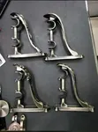 Royal Elephant Wall Bracket with Glass Caps - 3
