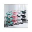 3-Tier Rolling Utility Cart - 1