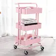 3-Tier Rolling Utility Cart - 2
