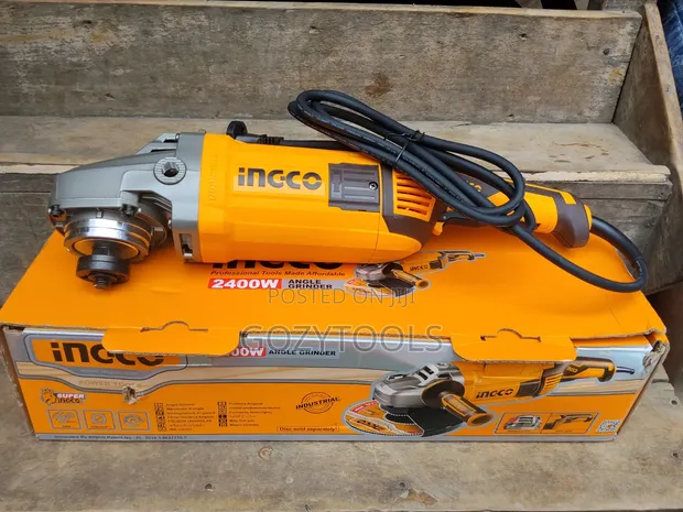 Ingco Electric Angle Grinder 230mm (9") 2400W - 1