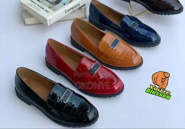 Hermes Slip-On Loafers - Crocodile Effect - 1