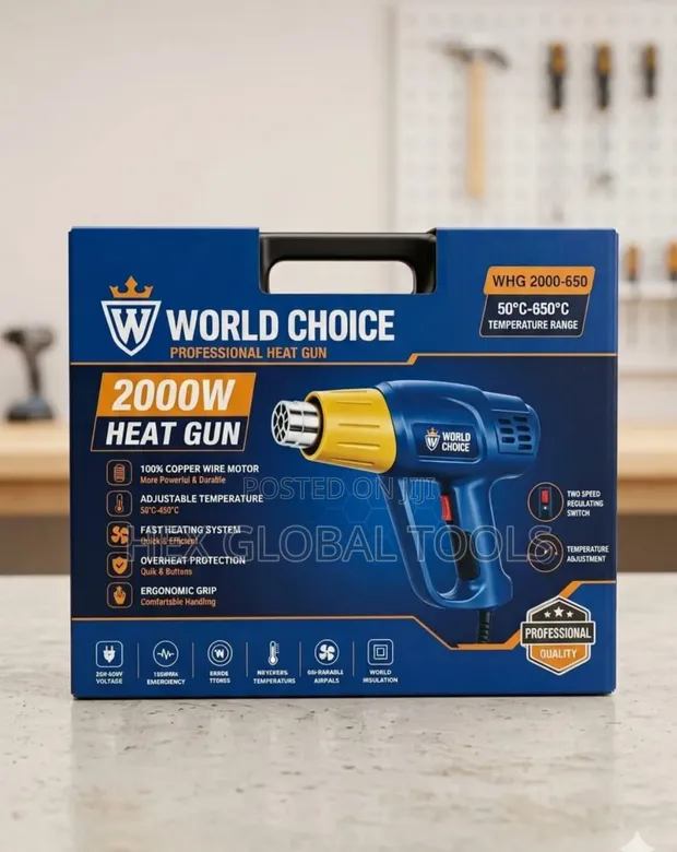 World Choice 2000W Electric Heat Gun - 1