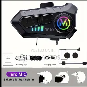 Y10 Motorcycle Helmet Bluetooth Headset