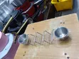 3-Piece Stainless Steel Taco Rack with Sauce Holders - 1