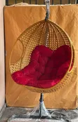Garden Swing with Red Seater - 2