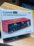 Focusrite Scarlett 2i2 4th Gen USB Audio Interface - 1