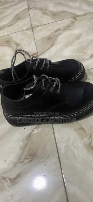 Dr. Martens Black Suede Loafers - Size 45