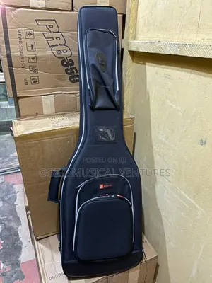 Prummem Padded Bass Guitar Bag - Black