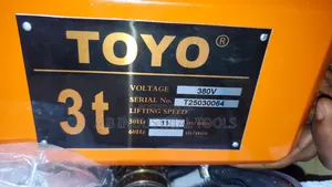TOYO 3-Ton Electric Chain Hoist (380V)