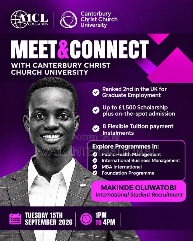 Canterbury Christ Church University Open Day - January 2027 Intake - 1