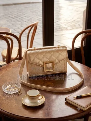 Classic Gold Strap Handbag