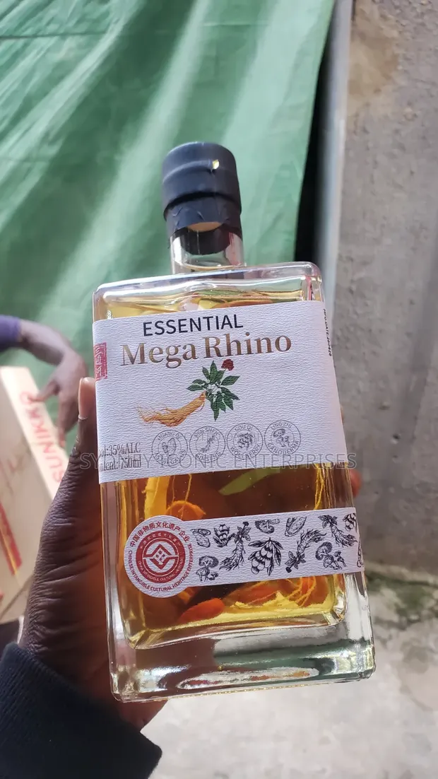 Mega Rhino Essential Liquor (Carton of 12 Bottles) - 1