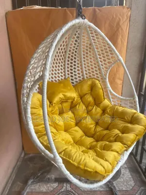 Yellow 2-Seater Garden Swing