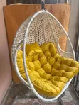 Yellow 2-Seater Garden Swing - 1