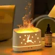 Cool Zone Flame Aromatherapy Humidifier tare da Digital Clock & Bluetooth - 2