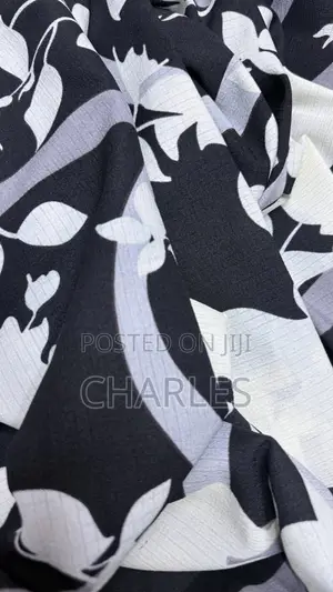 Floral Linen Fabric