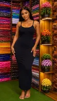 Zara Black Bodycon Dress - Doguwa, Babbar Riga - 2