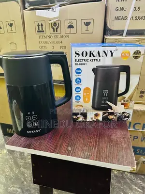 Sokany Digital Electric Kettle - 2L, Black