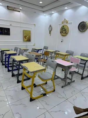 Modern Single-Seater Student Desk and Chair Set