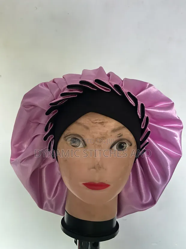 3-in-1 Satin Hair Bonnet - 1