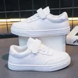 Classic Kids White Sneakers - 1