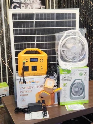 500W Portable Solar Power Station tare da 100W Panel & 4 Bulbs