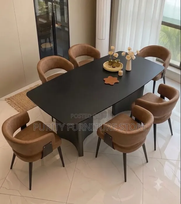 Home Interiors Kayan Gina Dining Set Mai Zama 6 - Sabo - 1