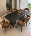 Home Interiors Kayan Gina Dining Set Mai Zama 6 - Sabo - 1
