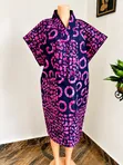 Short Bubu Dress - Ankara Fabric - 2