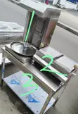 Complete Shawarma Machine Toaster with Table - Commercial Fast Food - 5