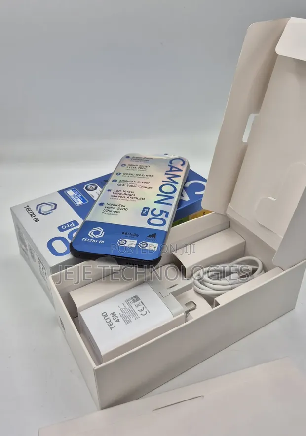 Tecno Camon 50 Pro 256GB Black - 1