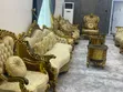 Egyptian Royal Sofa Chairs with Center Table Set - 2