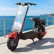 CARKEY Scooter Mai Amfani da Hasken Rana Biyu - Blue - 3