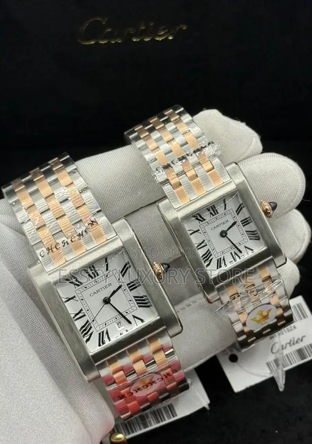 Luxury Cartier Couple Wristwatch - Brand New - 1