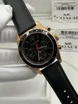 Coach Automatic Quality Luxury Men's Genuine Leather Wristwatch - 2