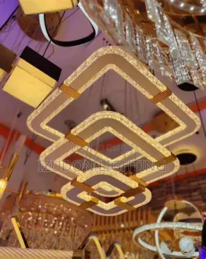 Exotic Square LED Chandelier Light