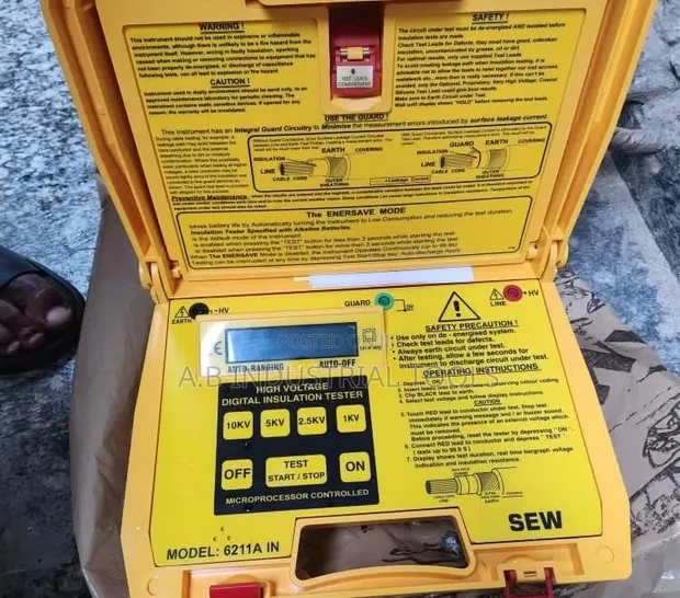 SEW Model 6211A IN Digital High Voltage Insulation Tester - 1