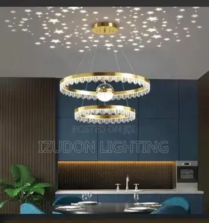 Luxury Crystal Gold LED Modern Royal Chandelier