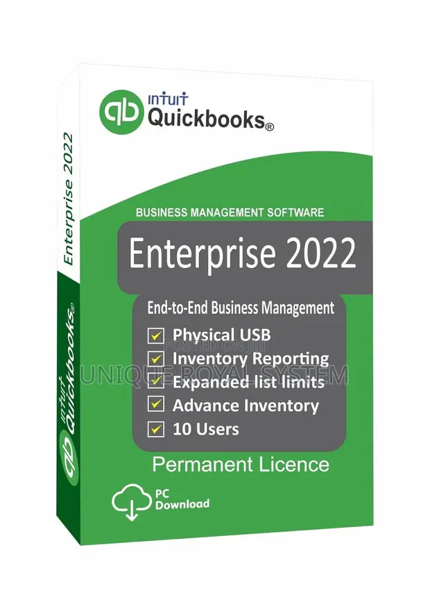 QuickBooks Enterprise 2022 - 10 User Permanent License - 1