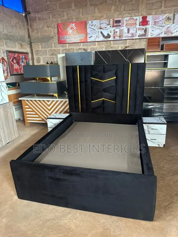 Brand New 4x6 Queen Bed Frame - 1