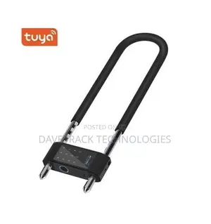 Long U-Shaped Smart Lock with Fingerprint & Keypad