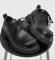 UrbanEdge Men's Black Leather Zipper Detail Boots - Brand New - 3