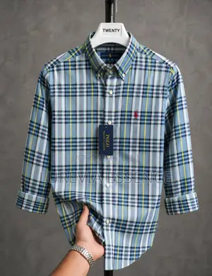 Men's Multicolor Plaid Long-Sleeve Shirt