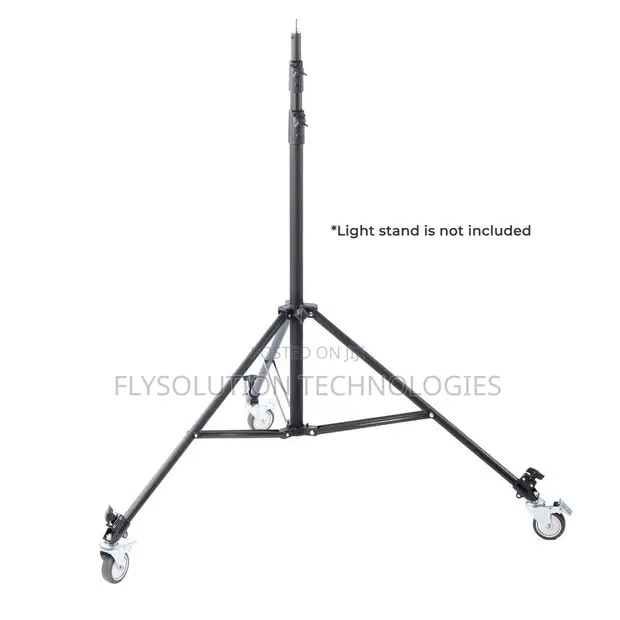 Yunteng Moveable Wheels Set for Light Stands (3-Pack) - 1